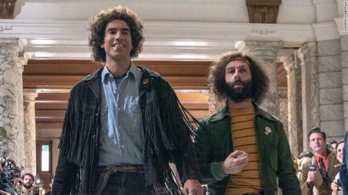 Trial of the Chicago 7 - Sacha Baron Cohen, Jeremy Strong