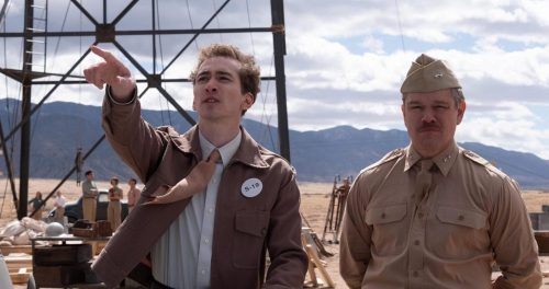 Oppenheimer - Dylan Arnold and Matt Damon